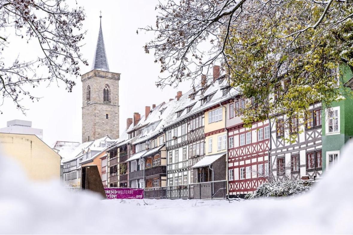 -Apartment Am Luisenpark-Perfekte Lage Im Gruenen Fuer Ihren Aufenthalt Erfurt Exterior photo
